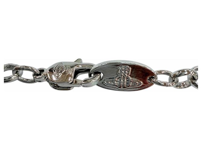 Collana Vivienne Westwood Orb Small Howlite Argento Bianco - vista 9