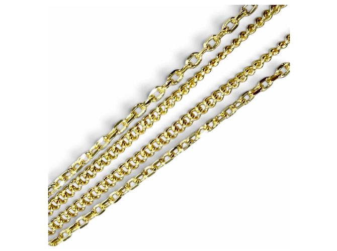 Collar doble Christian Dior DIOR Petit CD Dorado - vista 5