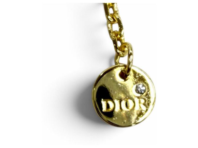 Collar doble Christian Dior DIOR Petit CD Dorado - vista 8