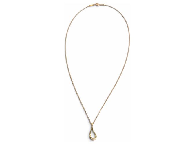 Autre Marque Collier pendentif Tiffany Open Teardrop Doré - vue 5