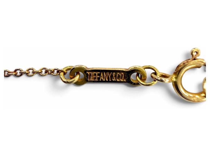 Autre Marque Collier pendentif Tiffany Open Teardrop Doré - vue 9