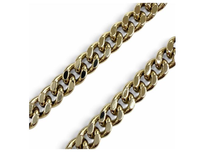Chanel B22S Strass Coco Mark Eco Pearl Choker Halskette Weiß Golden - Ansicht 8