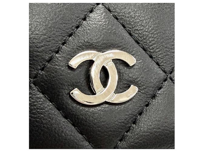 Timeless Cartera larga Chanel de piel de cordero negra Negro - vista 10