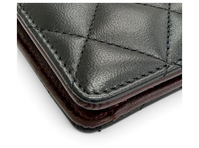 Timeless Cartera larga Chanel de piel de cordero negra Negro - vista 9