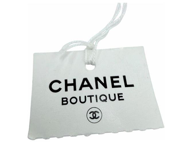 Chanel Vintage Kettengürtel mit Metall-Logo Schwarz Golden - Ansicht 10