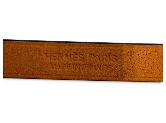 Hermès Bracciale Hermes Mini Kelly Double Tour in pelle Etoupe Gray Taupe - vista 8