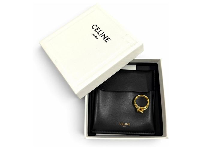Céline Anillo de Doble Banda Knot en Oro Celine Dorado - vista 2