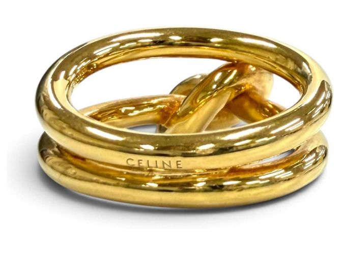 Céline Anillo de Doble Banda Knot en Oro Celine Dorado - vista 4
