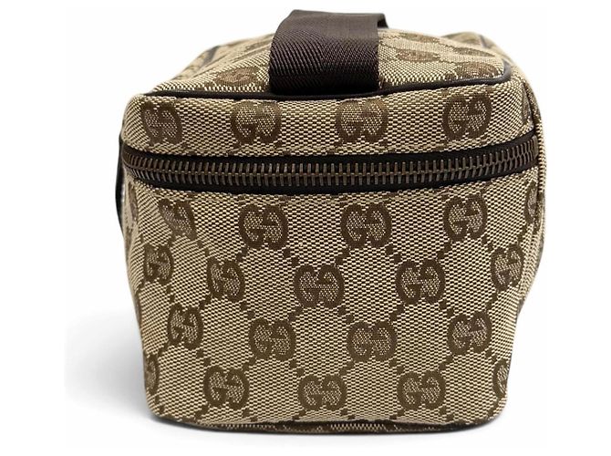 Gucci Vintage GG Canvas Beautycase Braun Beige - Ansicht 3
