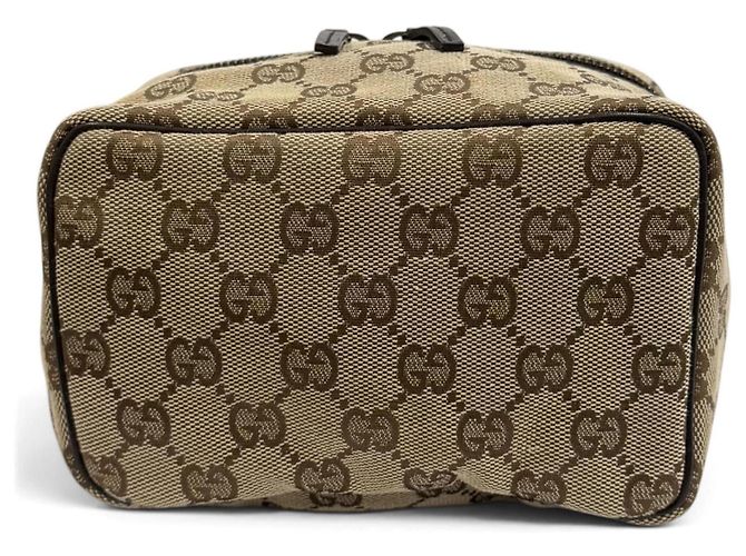 Gucci Vintage GG Canvas Beautycase Braun Beige - Ansicht 4