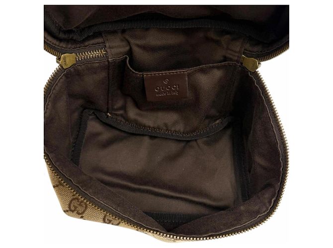 Gucci Vintage GG Canvas Beautycase Braun Beige - Ansicht 5