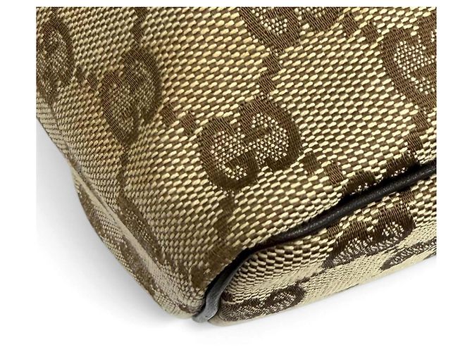 Gucci Vintage GG Canvas Beautycase Braun Beige - Ansicht 6
