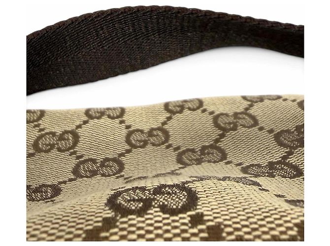 Gucci Vintage GG Canvas Beautycase Braun Beige - Ansicht 7