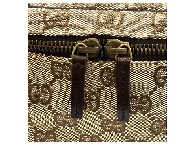 Gucci Vintage GG Canvas Beautycase Braun Beige - Ansicht 8