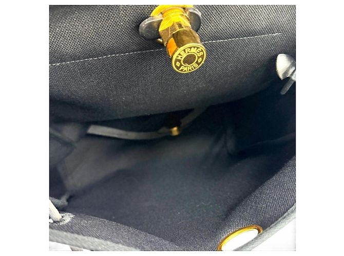 Hermès Herbag Zip Ad PM Rucksack Schwarz - Ansicht 7