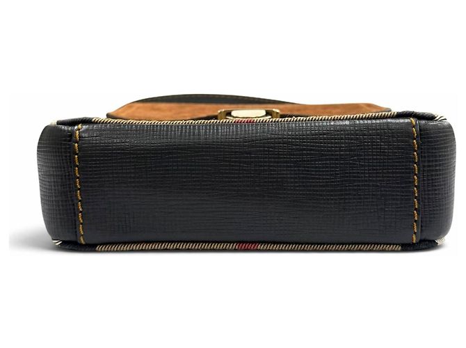 Borsa a tracolla in pelle Burberry Prorsum Marrone - vista 6