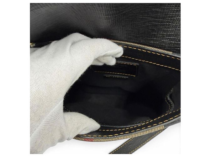 Borsa a tracolla in pelle Burberry Prorsum Marrone - vista 7