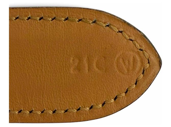 Hermès Hermes Vintage 1993 Leather Belt Blue Navy blue - view 9