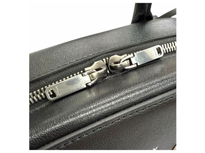 Sac à main en cuir BALLY Unda Satchel Noir - vue 11