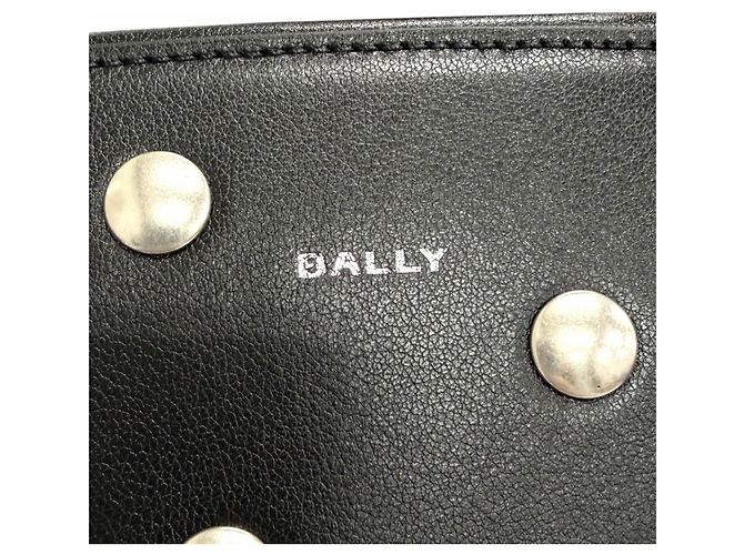 Sac à main en cuir BALLY Unda Satchel Noir - vue 12