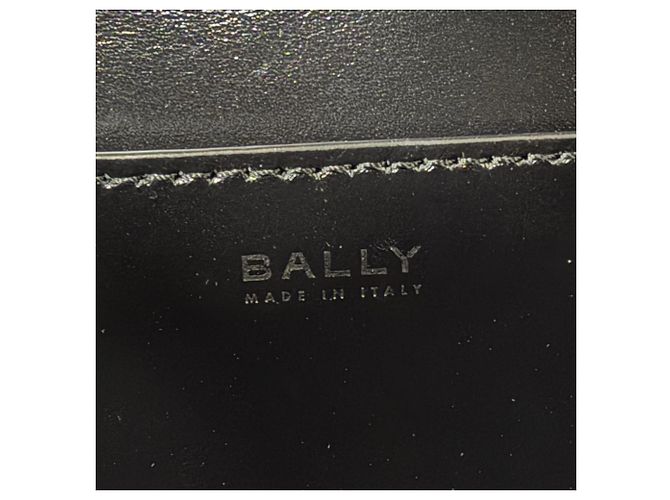 Sac à main en cuir BALLY Unda Satchel Noir - vue 13