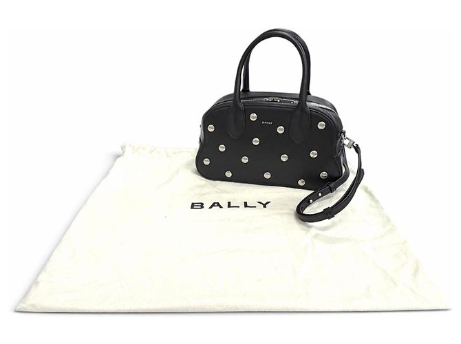 Sac à main en cuir BALLY Unda Satchel Noir - vue 2