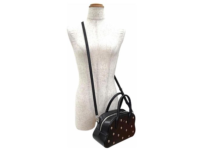 Sac à main en cuir BALLY Unda Satchel Noir - vue 3