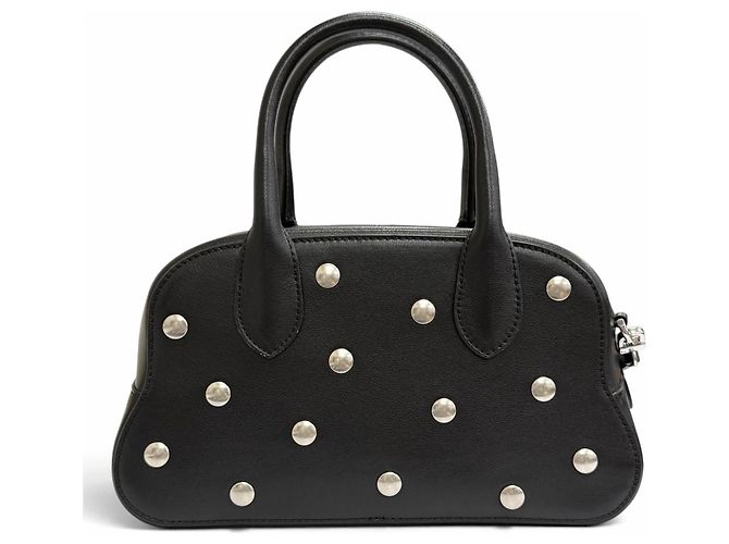 Sac à main en cuir BALLY Unda Satchel Noir - vue 4