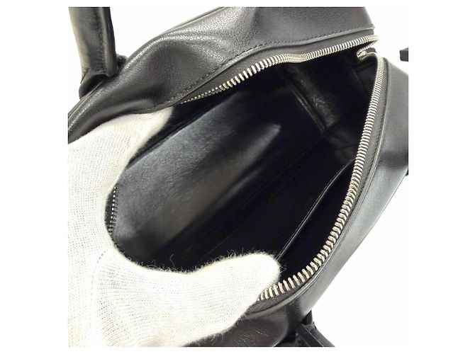 Sac à main en cuir BALLY Unda Satchel Noir - vue 7