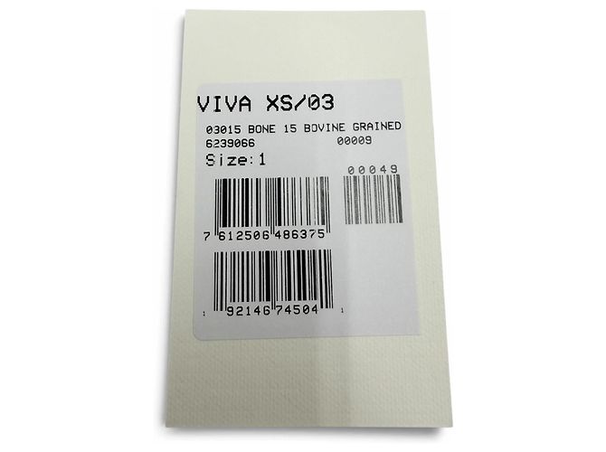 Borsa a tracolla in pelle con catena Bally VIVA XS 03 in Ivory Crudo - vista 11