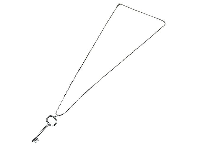 Autre Marque Tiffany & Co. Oval Key Halskette aus Sterlingsilber - Ansicht 2