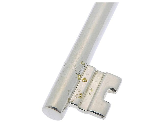 Autre Marque Tiffany & Co. Oval Key Halskette aus Sterlingsilber - Ansicht 4