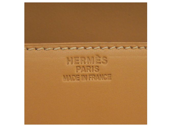 Hermès Bolso de mano Hermes HERMES Drag 37 Castaño - vista 10