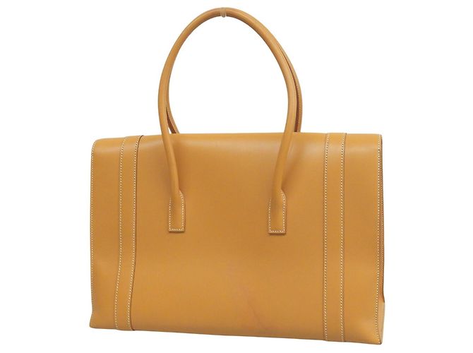 Hermès Bolso de mano Hermes HERMES Drag 37 Castaño - vista 2