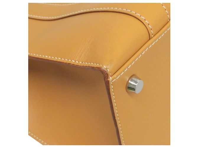 Hermès Bolso de mano Hermes HERMES Drag 37 Castaño - vista 4