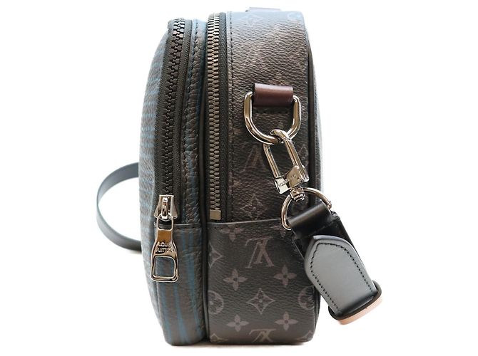 Louis Vuitton Monogram Eclipse Messenger Schultertasche Schwarz - Ansicht 2