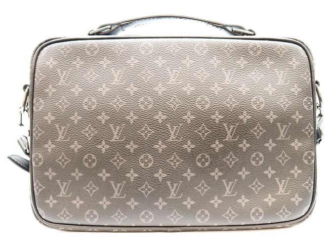Louis Vuitton Monogram Eclipse Messenger Schultertasche Schwarz - Ansicht 3