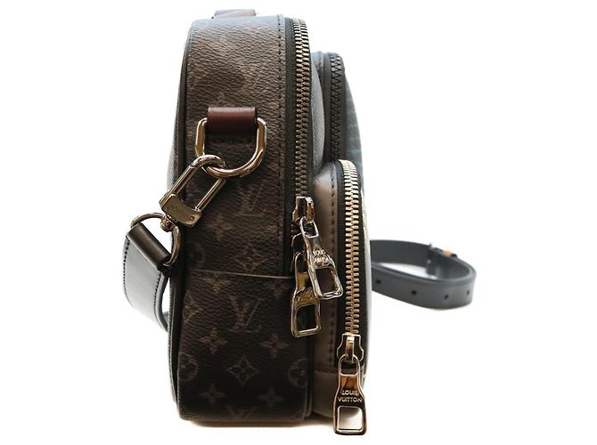 Louis Vuitton Monogram Eclipse Messenger Schultertasche Schwarz - Ansicht 4