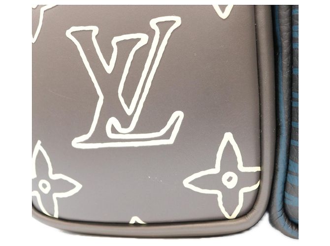 Louis Vuitton Monogram Eclipse Messenger Schultertasche Schwarz - Ansicht 7