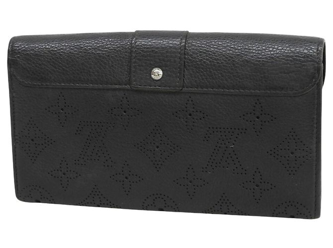Louis Vuitton Monogram Mahina Portefeuille Iris Long Wallet Schwarz - Ansicht 2