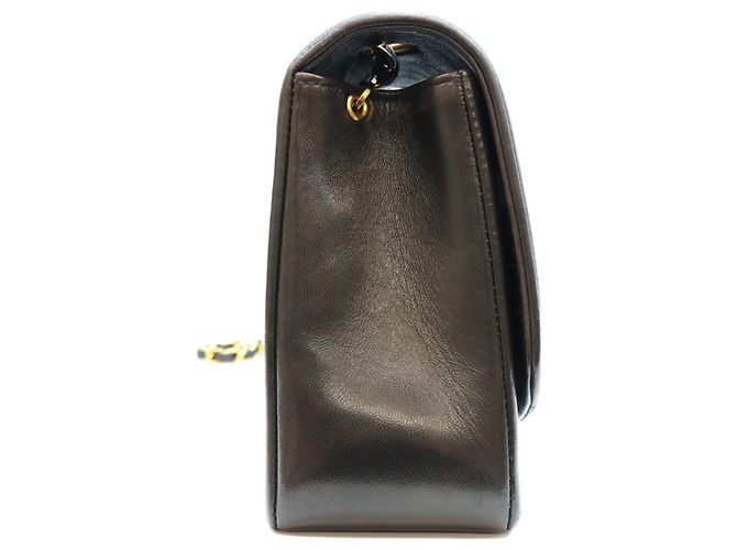 Borsa a tracolla Chanel A01165 Diana 25 in pelle d'agnello nera Nero - vista 4