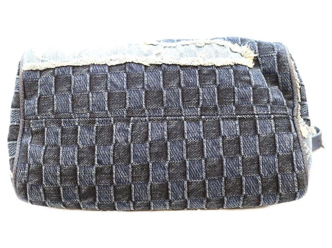 Borsa Louis Vuitton Damier Denim & Monogram Patchwork - vista 5