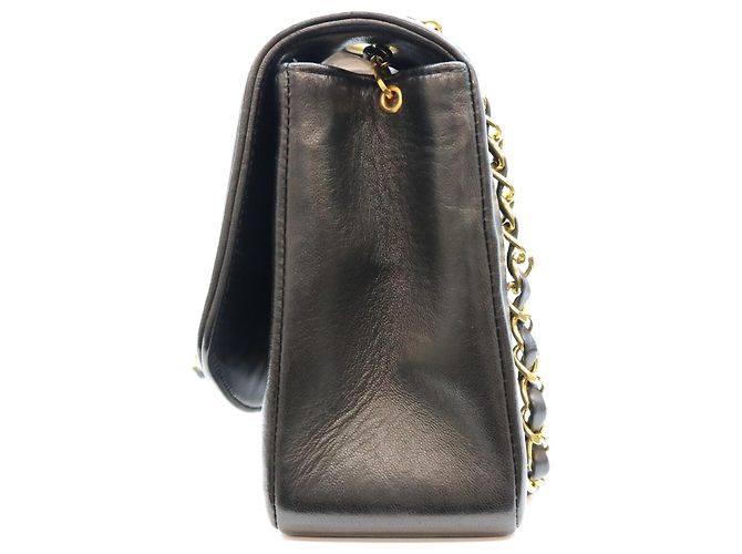 Borsa a tracolla Chanel A01165 Diana 25 in pelle d'agnello nera Nero - vista 2