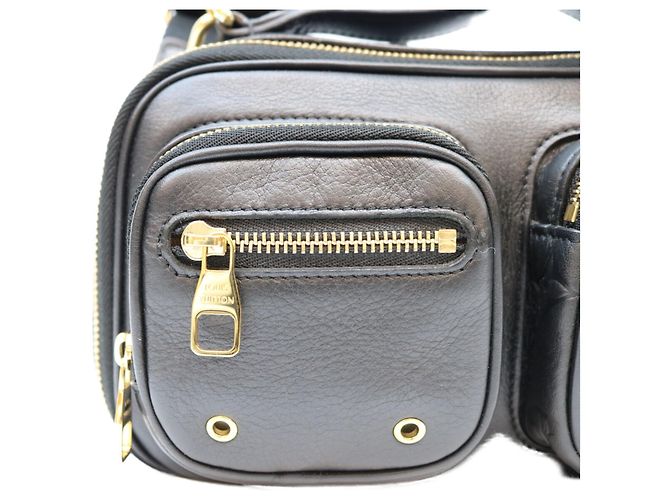 Louis Vuitton Utility Crossbody Schultertasche aus Kalbsleder Schwarz - Ansicht 7