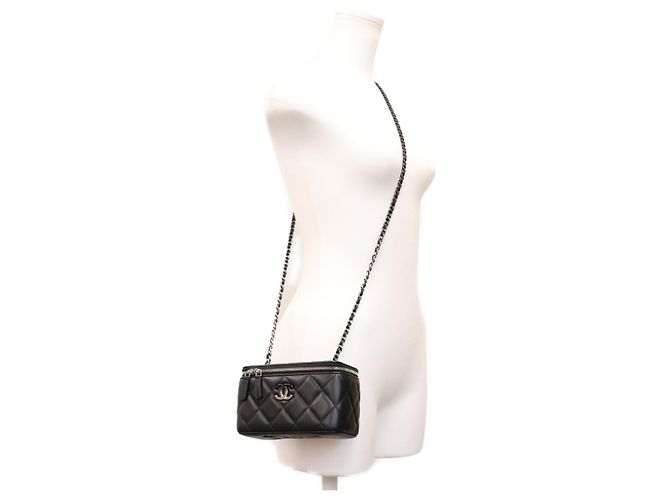 Bolso de Hombro Vanity Chanel Negro - vista 12