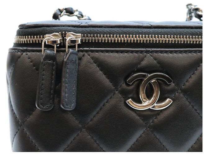 Bolso de Hombro Vanity Chanel Negro - vista 7