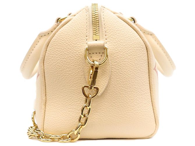 Borsa a tracolla Louis Vuitton Empreinte Crème Rose Trianon Speedy Bandoulière 20 Beige - vista 4