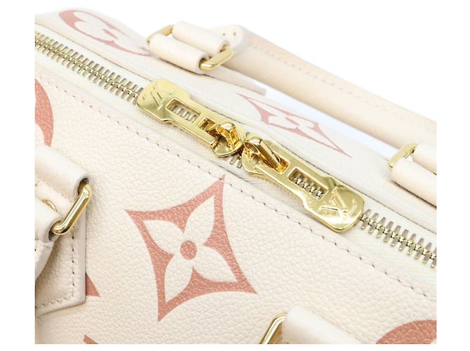 Borsa a tracolla Louis Vuitton Empreinte Crème Rose Trianon Speedy Bandoulière 20 Beige - vista 7
