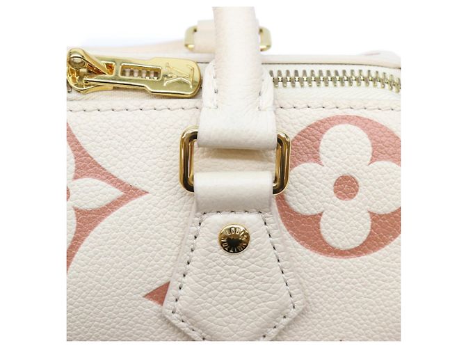 Borsa a tracolla Louis Vuitton Empreinte Crème Rose Trianon Speedy Bandoulière 20 Beige - vista 8