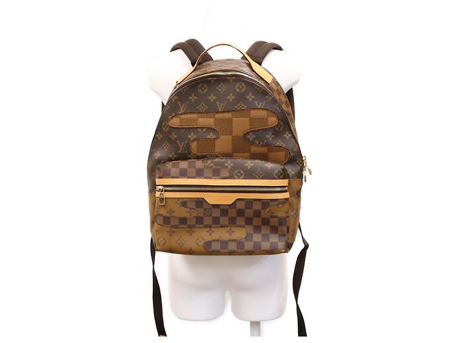 Mochila Louis Vuitton Monogram Discovery PM Castaño - vista 11